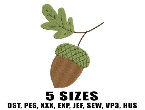 Acorn Autumn Embroidery Designs Review