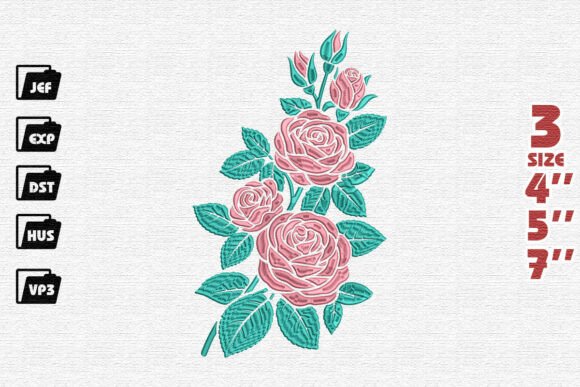 Blooming Rose Vine Embroidery Review