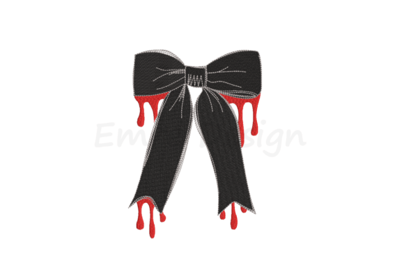 Coquette Halloween Bow Embroidery Design Review
