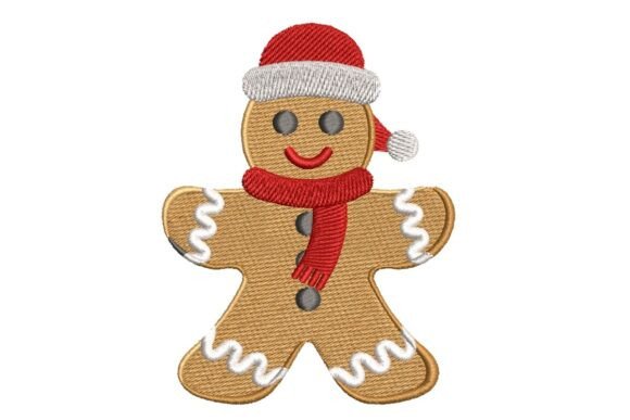 Festive Gingerbread Man Embroidery Review