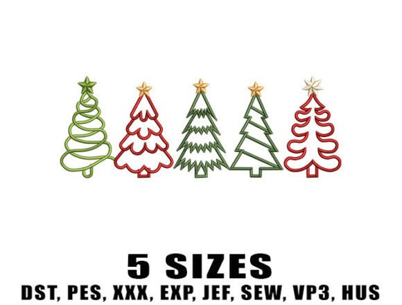 Review: Christmas Tree Lights Embroidery Design