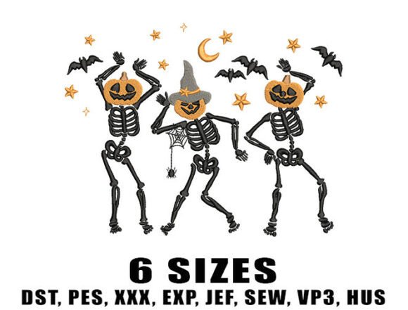 Review: Dancing Pumpkin Head Embroidery Design