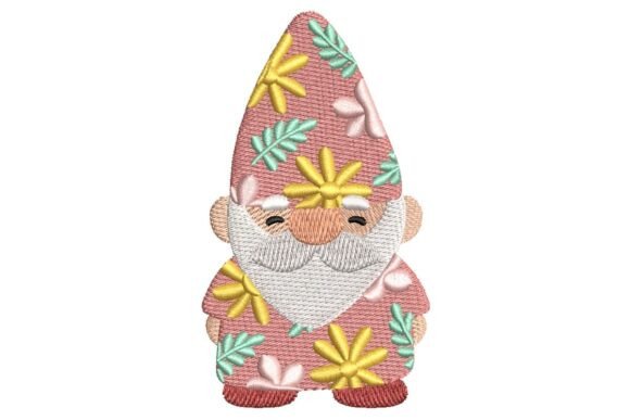 Review: Floral Tropical Gnome Embroidery Design