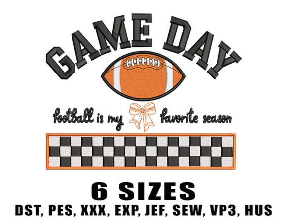 Review: Football Game Day Embroidery Design