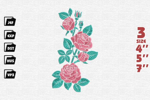 Review: Shabby Chic Roses Embroidery for Holiday Sales