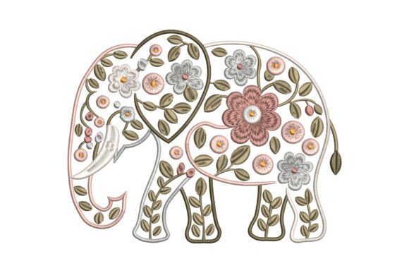 Reviewing Floral Elephant Embroidery for Holiday Sales