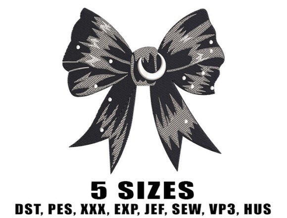 Reviewing the Black Bow Halloween Embroidery Design