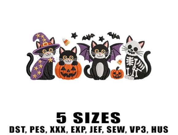 Reviewing the Creepy Cute Cat Embroidery Design