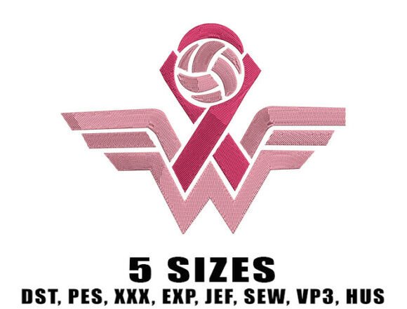 Volleyball Cancer Embroidery Design Review